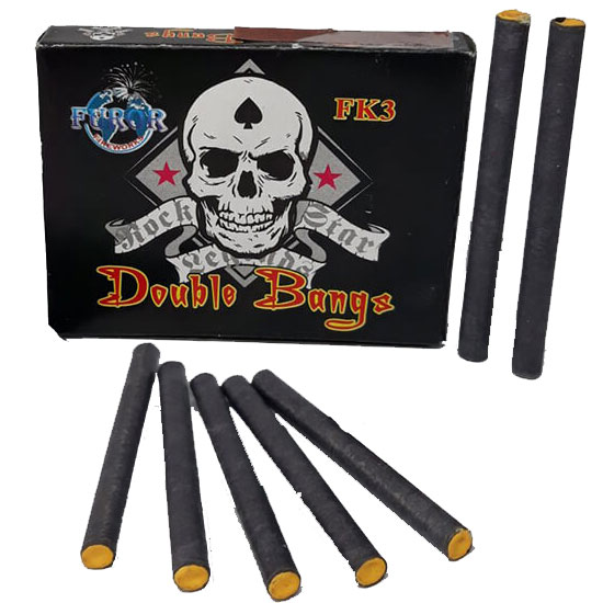 FK3  Double Bangs на 2 вибухи Упаковка петард (20 шт/уп)